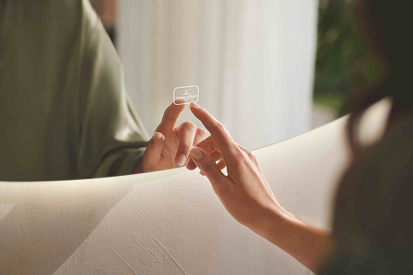 kaschkasch mimics dewdrops in bathroom collection for villeroy & boch at ISH 2023