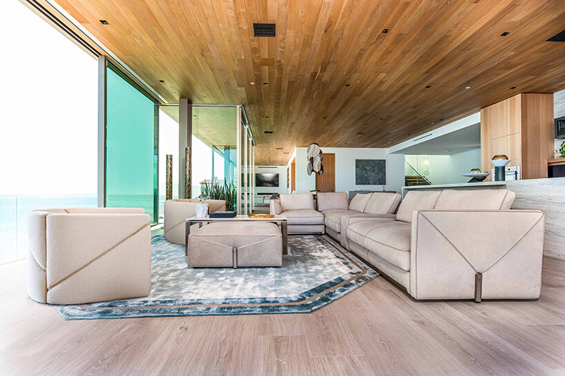 visionnaire's furniture refresh coastal villa malibu with bold modern lines