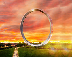 world's largest spokeless ferris wheel in korea triples as observatory and entertainment pods