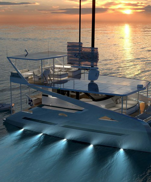 solar-powered ZEN50 catamaran integrates automated wingsail for zero-emission voyages