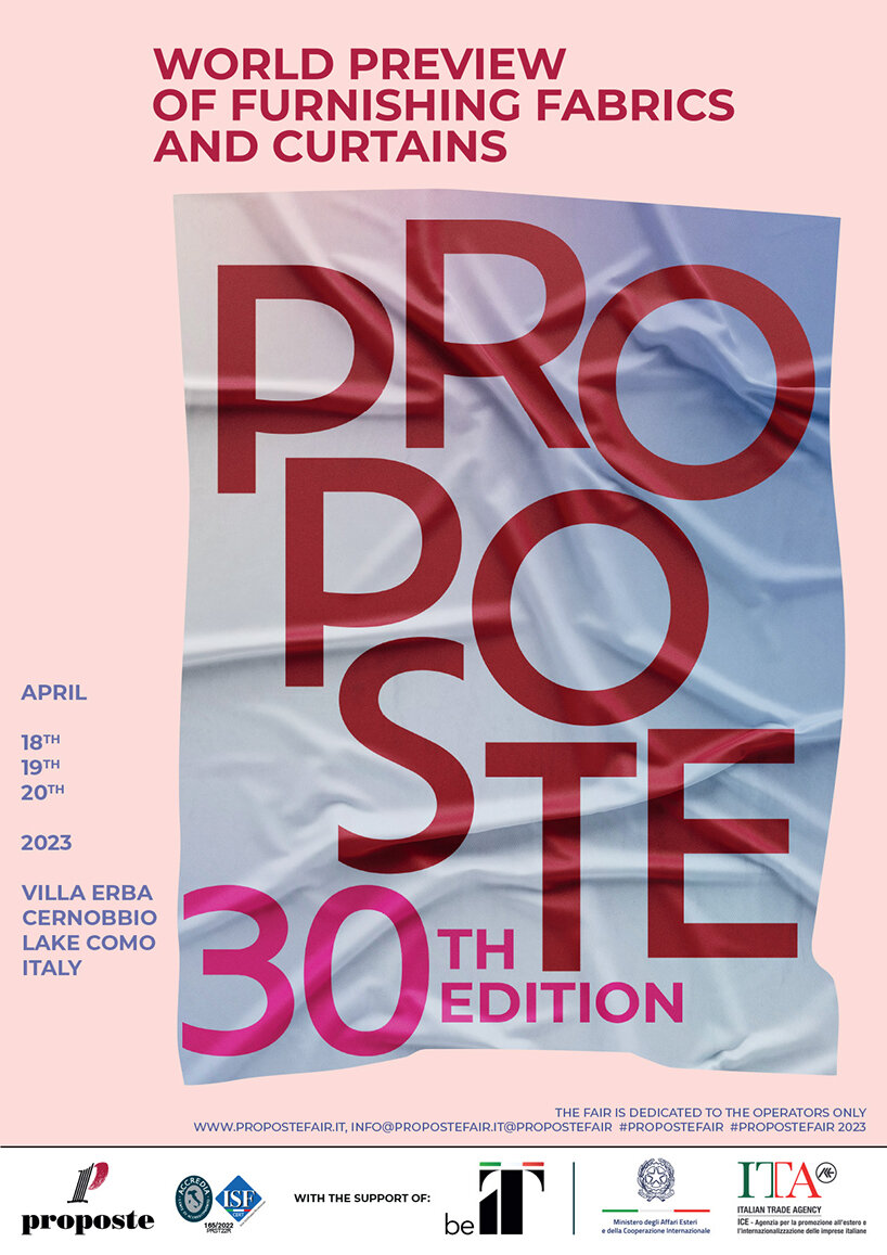 fabric fair proposte 2023 opens alongside salone del mobile