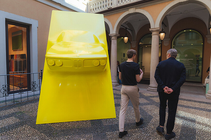 BMW designers reveal creative process at milan design week 2023 exhibition