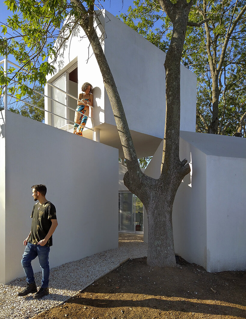 Ensambladas como cajas, 'Casa SF-FR' emerge como un hogar dinámico en Argentina