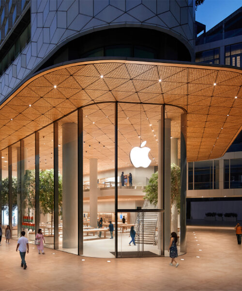 designed by foster + partners, first apple flagship store in india opens to the public