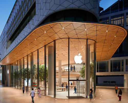 'apple iconsiam' is the company's first store in thailand