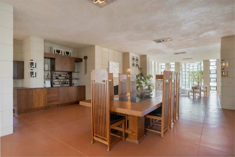 inside one of frank lloyd wright's largest residences, the westhope mansion in tulsa, oklahoma