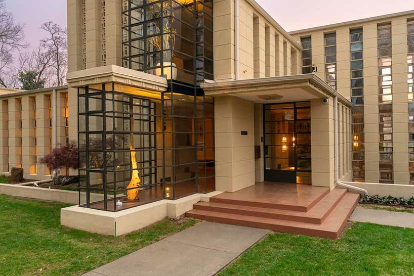 inside one of frank lloyd wright's largest residences, the westhope ...