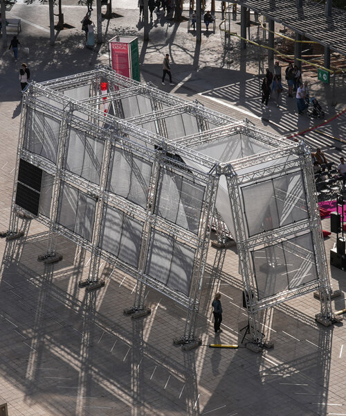 temporary installations transform barcelona's urban spaces during MODEL festival