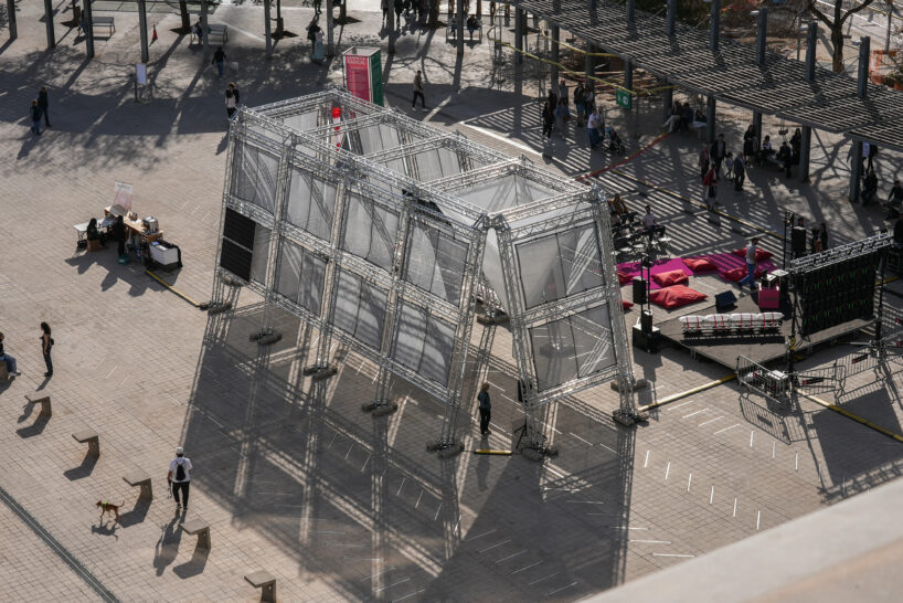 temporary installations transform barcelona's urban spaces during MODEL festival