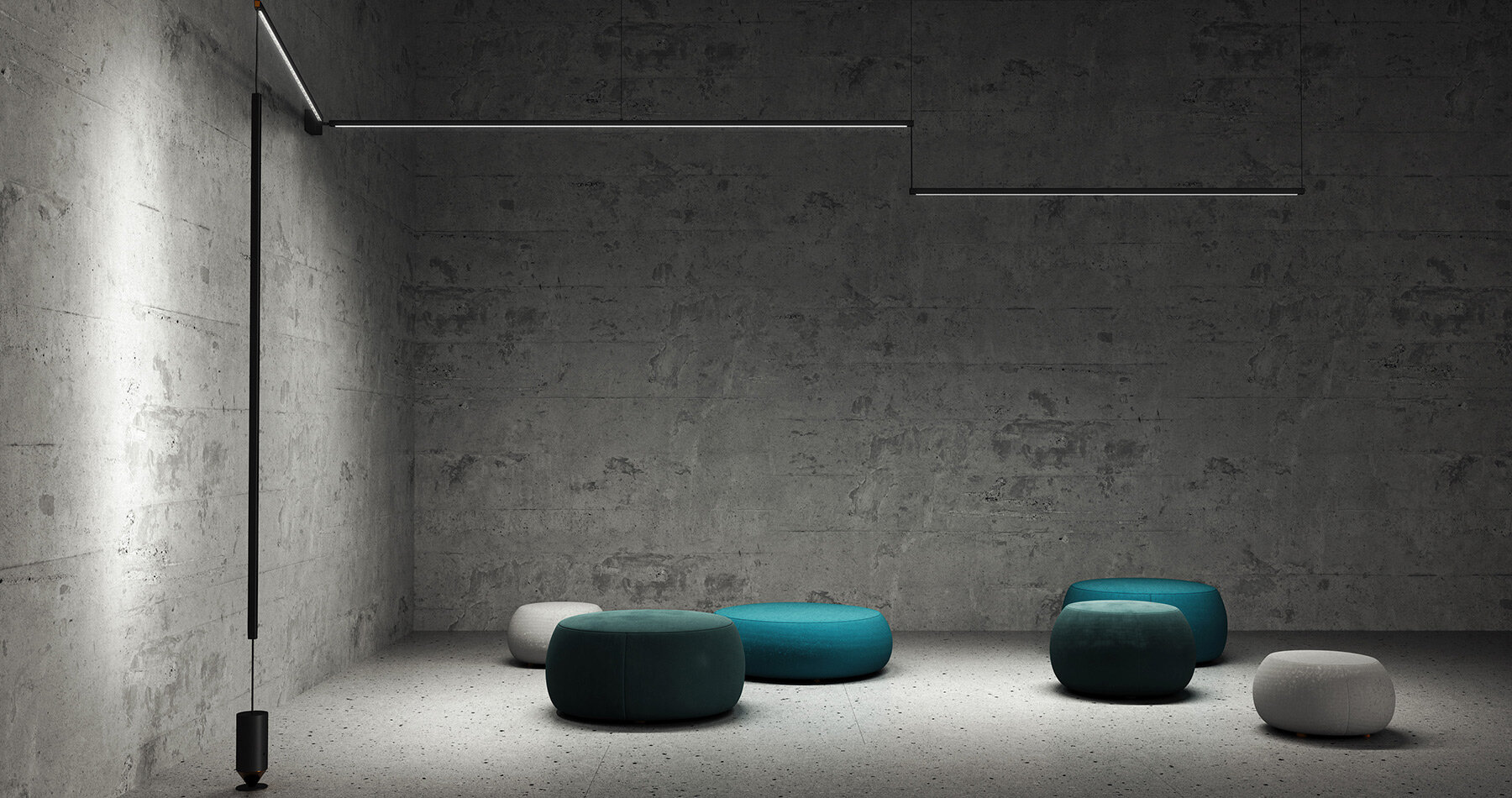 Iguzzini Libera Lighting System Defines Interior Spaces Via App