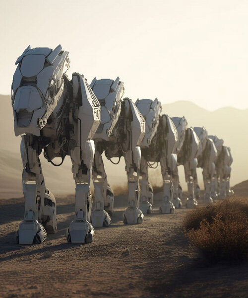 AI-generated robot horses transform into missiles and shelter for an intergalactic conquest 