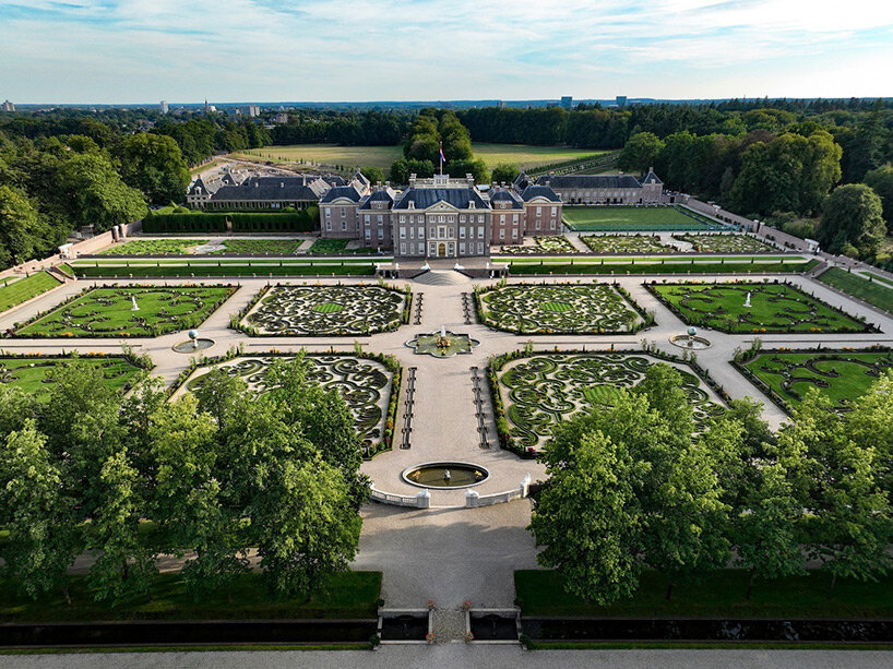 step inside KAAN's marble-clad extension for historic het loo palace in the netherlands