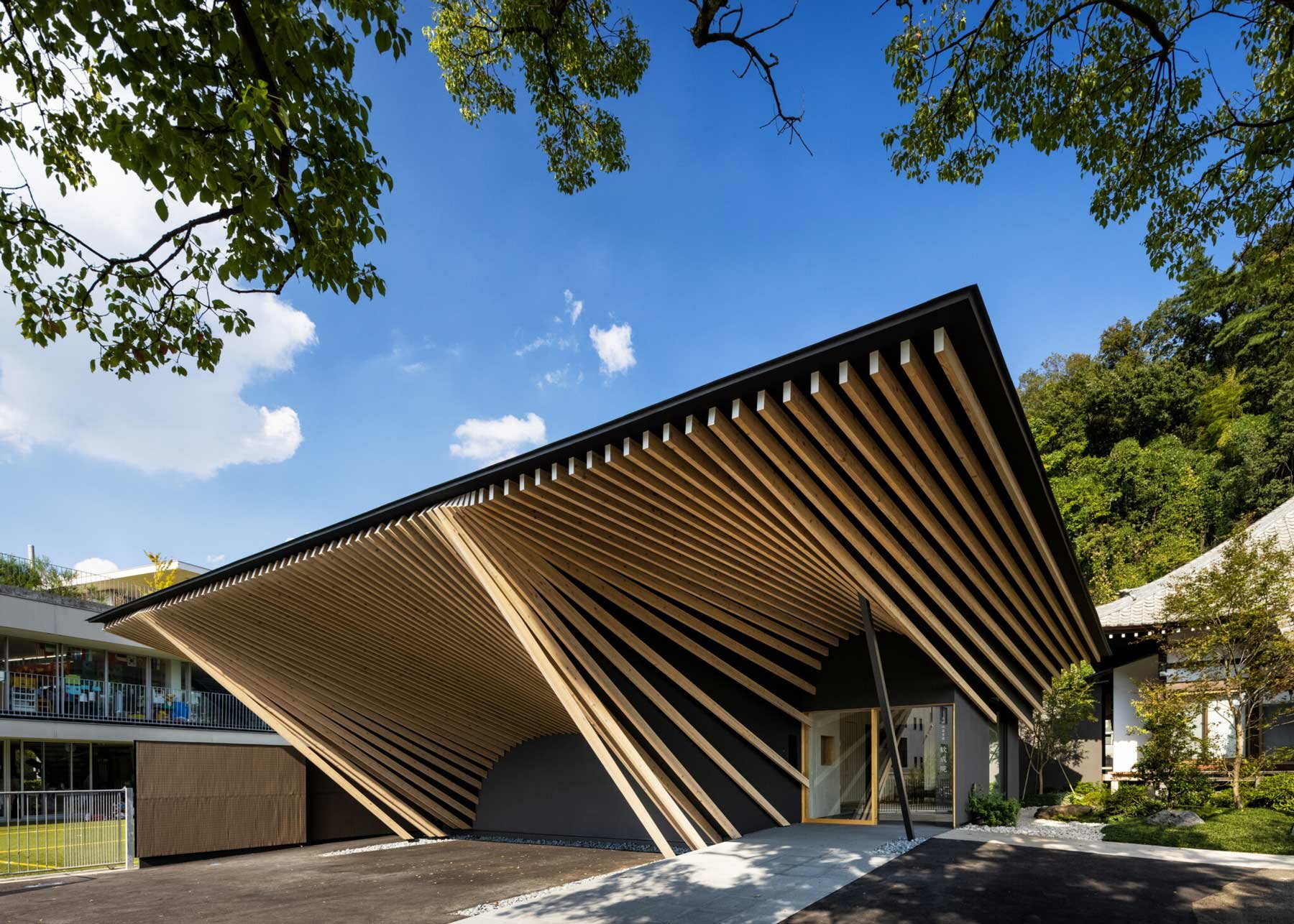 Kengo Kuma s Sculptural Wooden Structure Adds A Modern Twist To Kanjoin Kengo Kuma s Sculptural Wooden Structure Adds A Modern Twist To Kanjoin