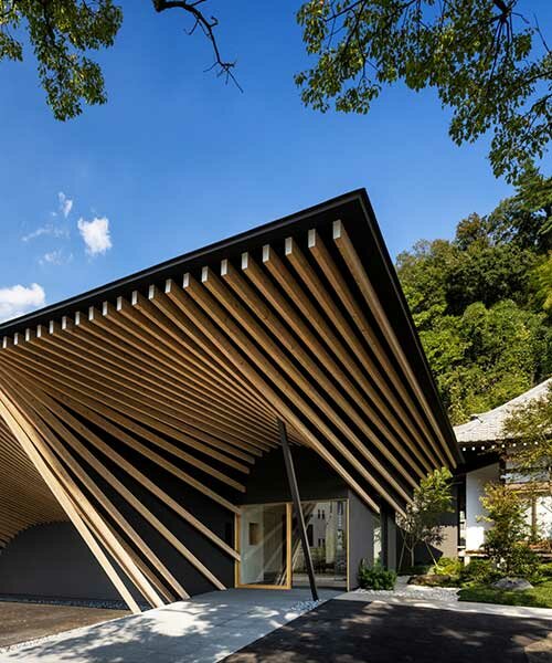 Kengo Kuma s Sculptural Wooden Structure Adds A Modern Twist To Kanjoin Kengo Kuma s Sculptural Wooden Structure Adds A Modern Twist To Kanjoin