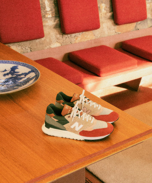 KITH draws from frank lloyd wright's mid-century architecture with its latest sneaker