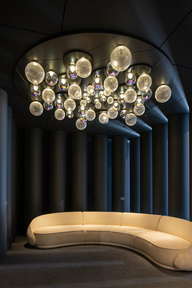 interview: lasvit floats crystal cloud of light above milan design week ...