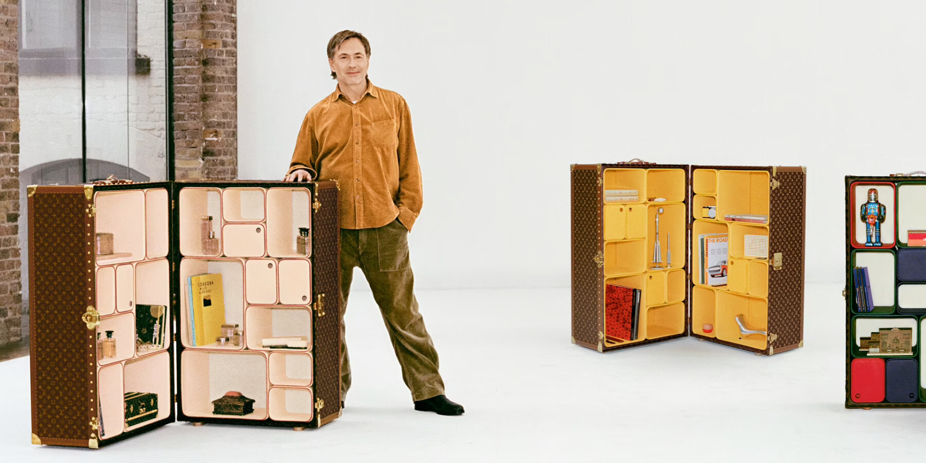 louis vuitton & marc newson plant removable leather storage cubes