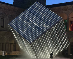 MAD architects brings ethereal, AR-powered cube installation to milan design week