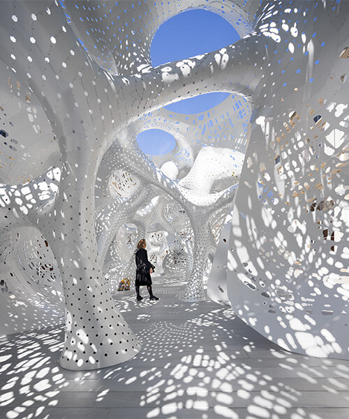 louis vuitton pavilion by MARC FORNES / THEVERYMANY bubbles up at milan design week