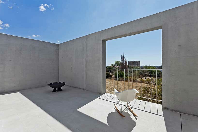 monolithic dwelling in cyprus takes its cues from medieval fortress