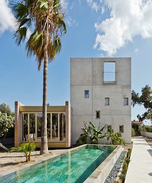 monolithic dwelling in cyprus takes its cues from medieval fortress