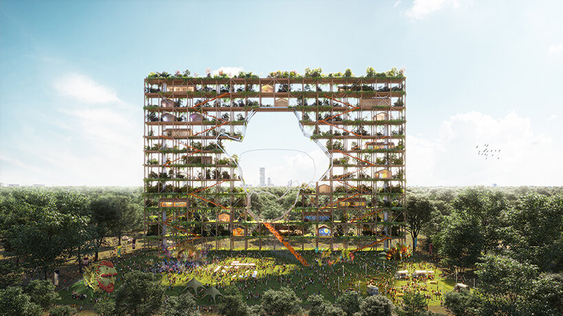 MVRDV envisions the brabant landscape, beloved by van gogh, as an experiential green hub