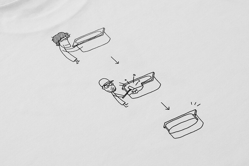 nendo + daniel arsham break objects to give them new functions at milan design week 2023