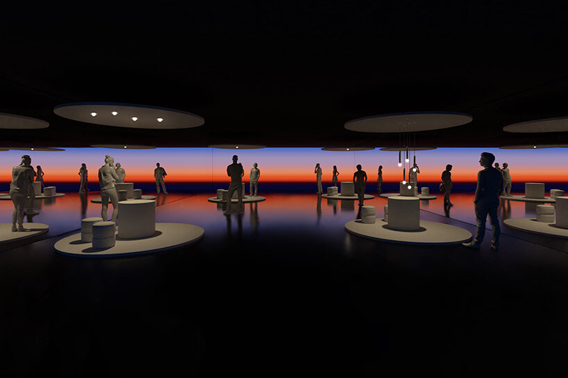 occhio opens futuristic 'new horizons' exhibition in milan's villa necchi campiglio