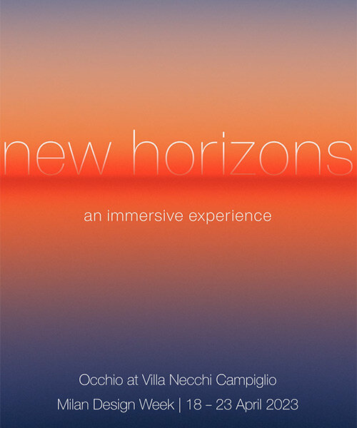 occhio opens futuristic 'new horizons' exhibition in milan's villa necchi campiglio
