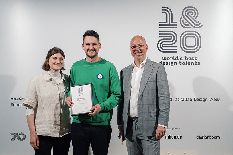 seat made of biocement wins german design council's 'best of best' award for one&twenty