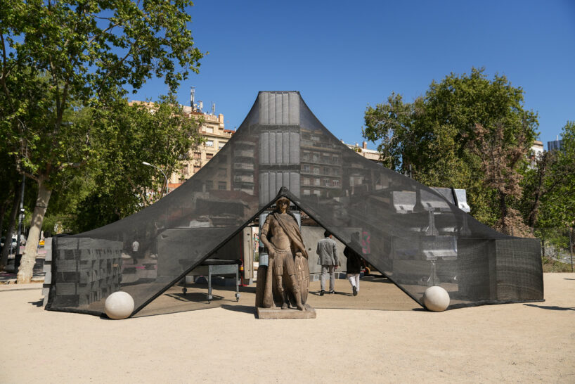temporary installations transform barcelona's urban spaces during MODEL festival