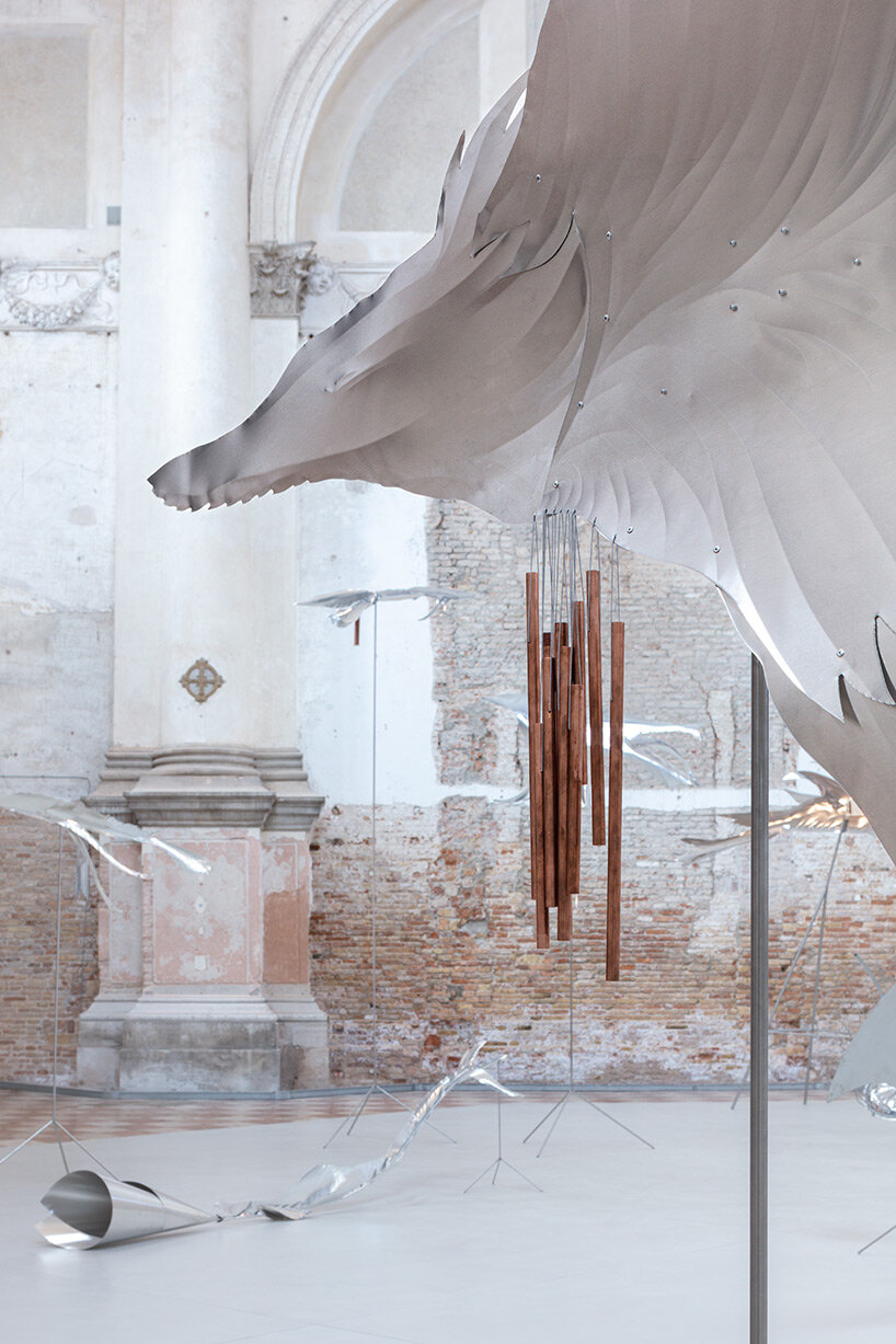 petrit halilaj and álvaro urbano unleash an ecosystem of otherworldly creatures in venice