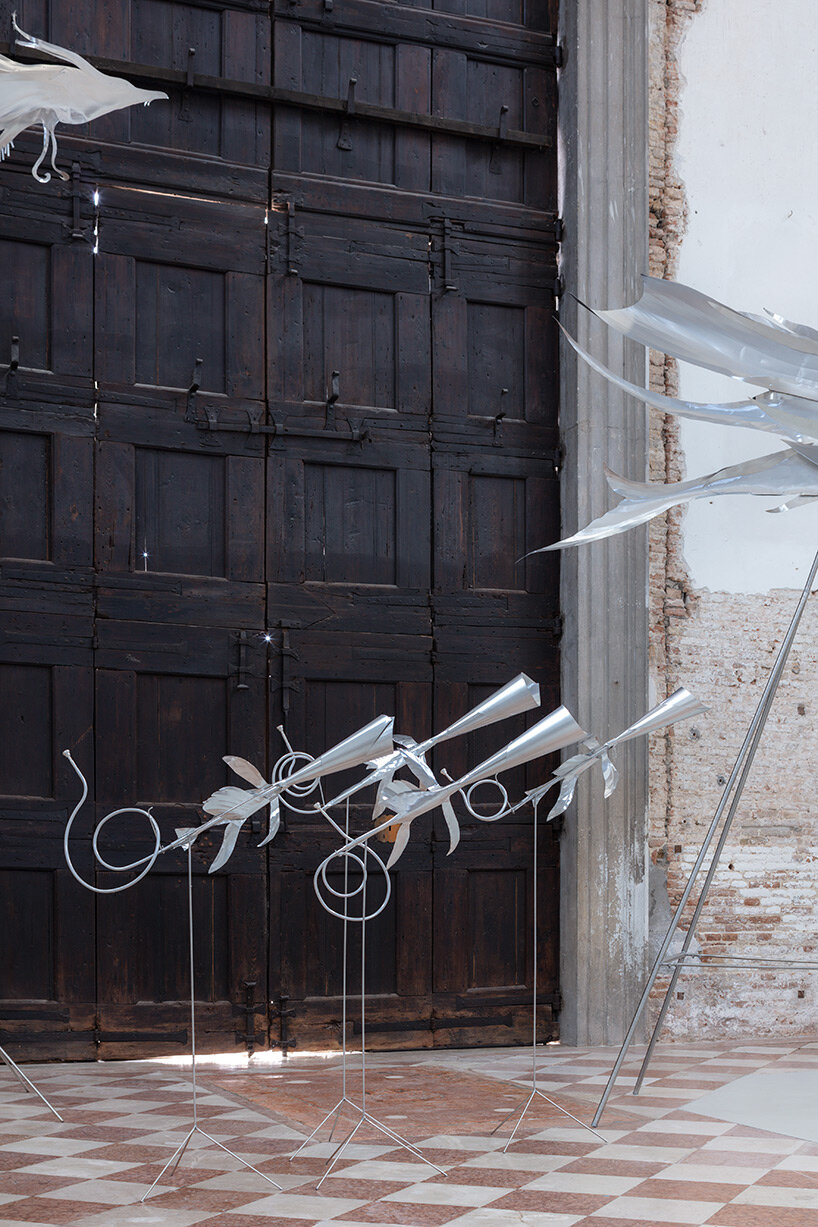 petrit halilaj and álvaro urbano unleash an ecosystem of otherworldly creatures in venice