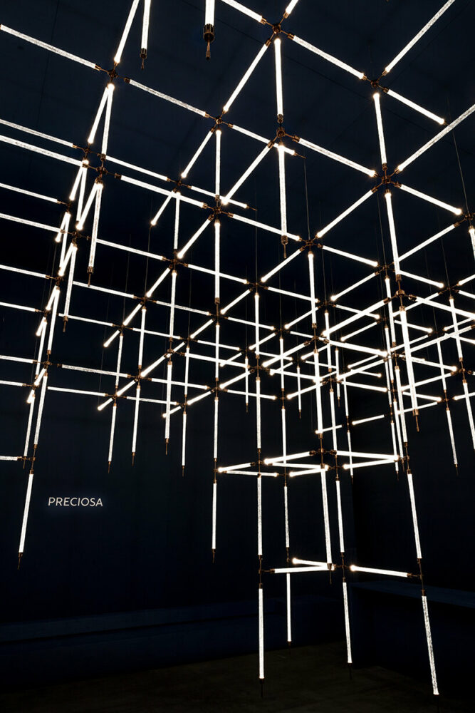 preciosa manifests rhythm of light with salone del mobile installation
