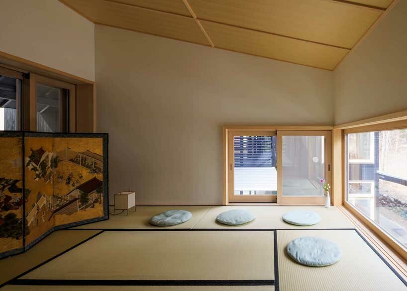 ryue nishizawa designs nature retreat, nodding to japanese concept of ...