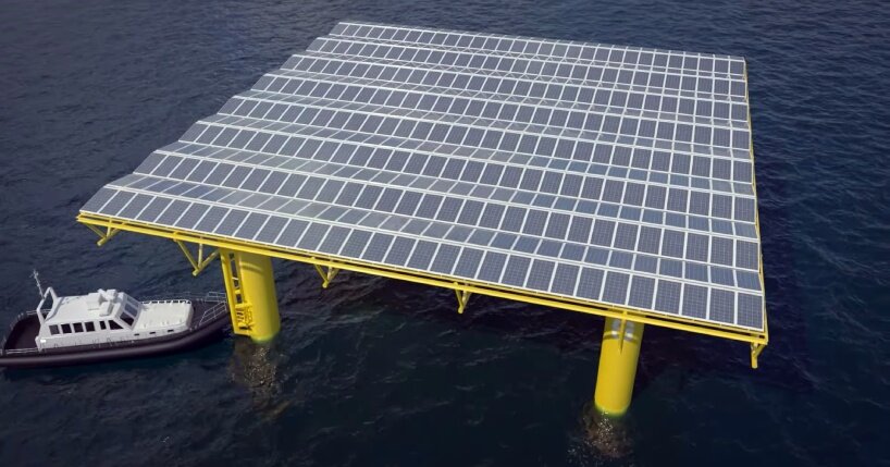 floating offshore solar power SEAVOLT generates electricity even in the harshest conditions