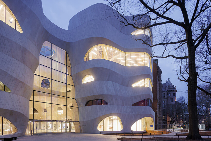 studio gang sculpts natural history museum's new wing like an eroded canyon