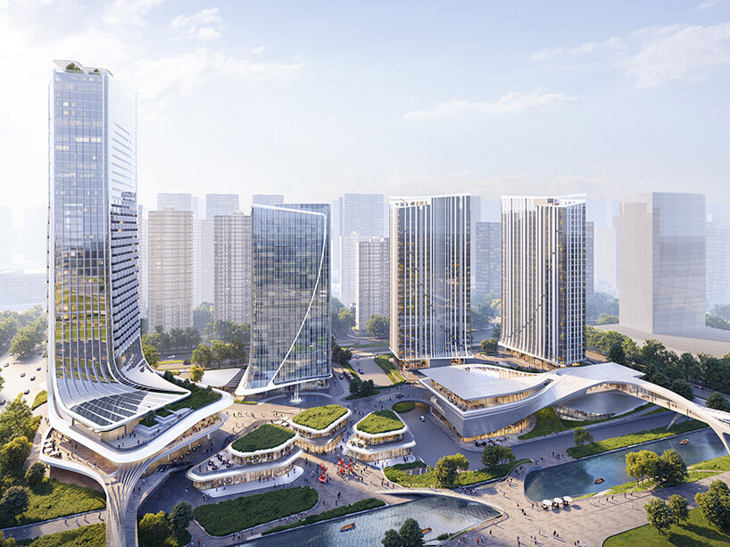 UNstudio plans a sustainable, human-centric waterfront community in nanjing