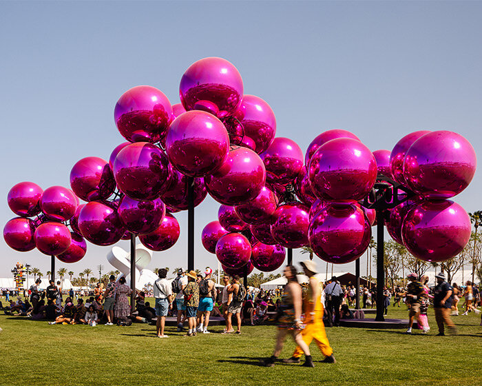 interview: vincent leroy's reflective molecular cloud hovers above festival-goers at coachella
