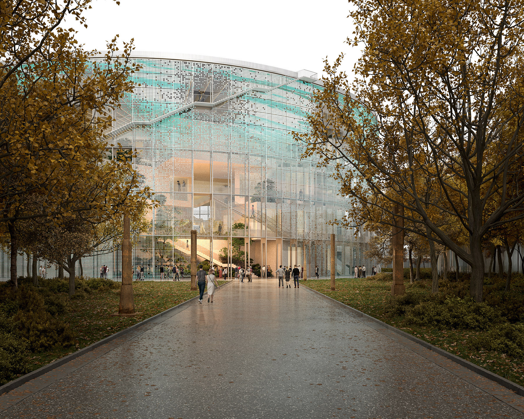 Mvrdv To Transform Hangzhou Oil Refinery Into A 'parametric Forest'