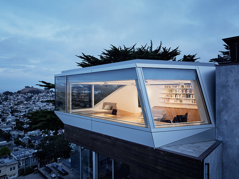 hovering above san francisco, this home office by OPA invites deep reflection and clarity