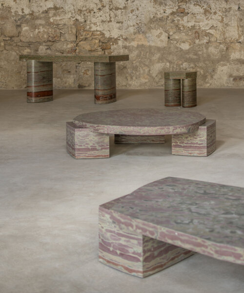 roberto sironi's rare marble collection at carwan gallery alludes to prehistoric structures