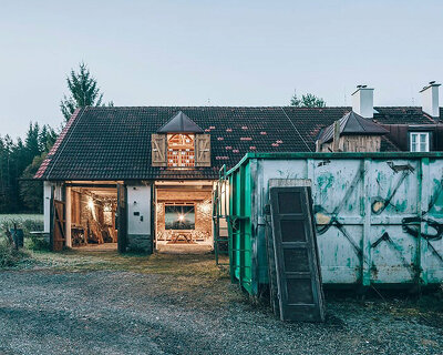 byró restores historic authenticity and infuses light into old barn in czech republic