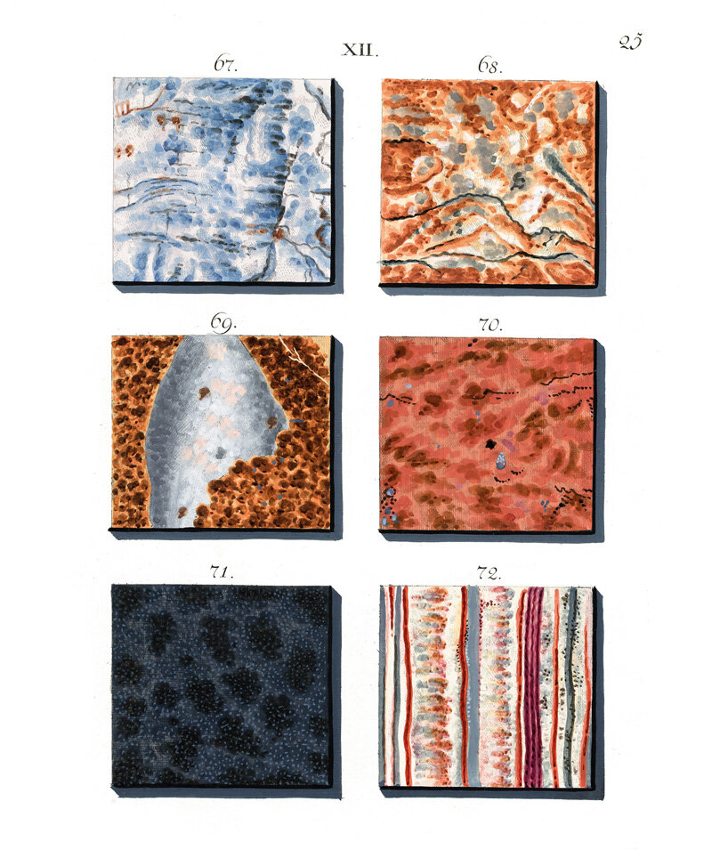 taschen reproduces jan christiaan sepp's 1776 book of 570 hand-colored marble samples