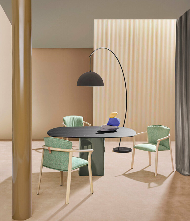 pedrali grows with exotic guinea & film-inspired lamorisse wood ...