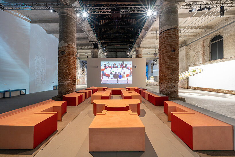 DAAR's reproduction of fascist façade earns golden lion at venice architecture biennale