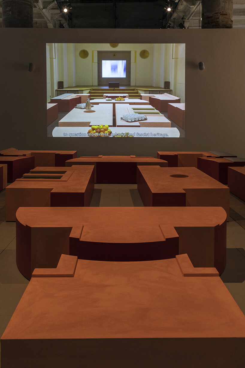 DAAR's reproduction of fascist façade earns golden lion at venice architecture biennale
