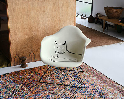 designboom on X: virgil abloh transports classic VITRA pieces