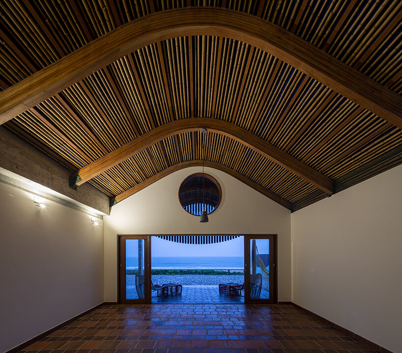 built as an inverted ship, 'gutter house' by daniel florez honors brazil's past sailor-architects