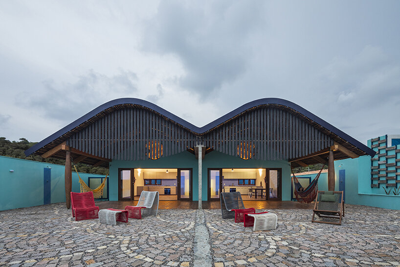 built as an inverted ship, 'gutter house' by daniel florez honors brazil's past sailor-architects